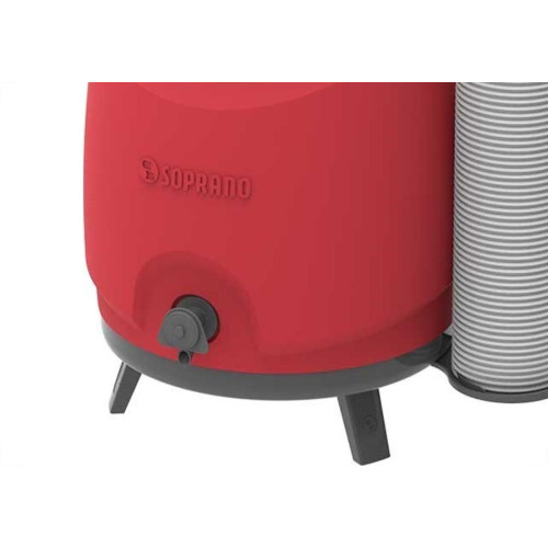 Botijao Termico Com Torneira Soprano 12L Vermelho 09000.0018.17