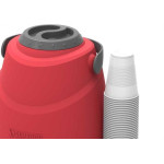 Botijao Termico Com Torneira Soprano 12L Vermelho 09000.0018.17