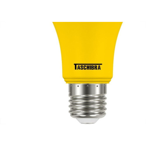 Lampada Led Bulbo Taschibra 5W Tkl Amarela 