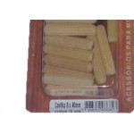Cartela Cavilha Preguim 8X40Mm Com 15Pecas  - Kit C/10 