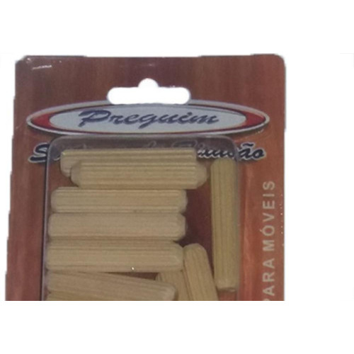 Cartela Cavilha Preguim 8X40Mm Com 15Pecas  - Kit C/10 
