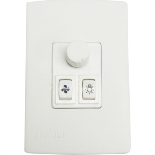 Controle Ventilador Qualitronix Luz+Reversor 1Lampada Qv371