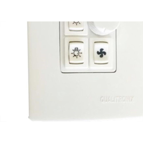 Controle Ventilador Qualitronix Luz+Reversor 2Lampada Qv372