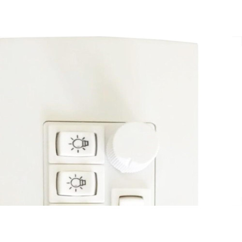 Controle Ventilador Qualitronix Luz+Reversor 3Lampada Qv373
