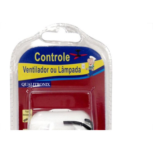 Kit C/3 - Controle Ventilador Qualitronix Luz Sobrepor Qv39