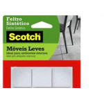 Feltro Auto-Adesivo 3M Branco Quadrado G 09Pecas Fp-064 Hb004262588