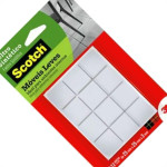 Feltro Auto-Adesivo 3M Branco Quadrado M 12Pecas Fp-065 Hb004262596