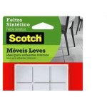 Feltro Auto-Adesivo 3M Branco Quadrado M 12Pecas Fp-065 Hb004262596
