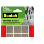 Feltro Auto-Adesivo 3M Marrom Quadrado P 12Pecas Fp-086 Hb004262661