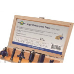 Fresa P/Tupia Brasfort Kit Com 06 Pecas 7893