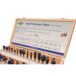 Fresa P/Tupia Brasfort Kit Com 24 Pecas 7895
