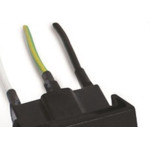 Tomada Painel Steck Com Cabo 20A 250V Preta S8629