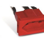 Tomada Painel Steck Com Cabo 10A 250V Vermelha S8630