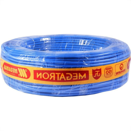 Fio Cabinho Flexivel Megatron 10,0 Azul 100M 7881