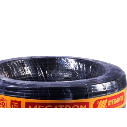 Fio Cabinho Flexivel Megatron 16,0 Preto 100M 7901