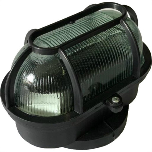 Kit C/3 - Luminaria Tartaruga Pvc Shintech Preta Com Vidr...
