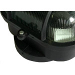 Kit C/3 - Luminaria Tartaruga Pvc Shintech Preta Com Vidr...