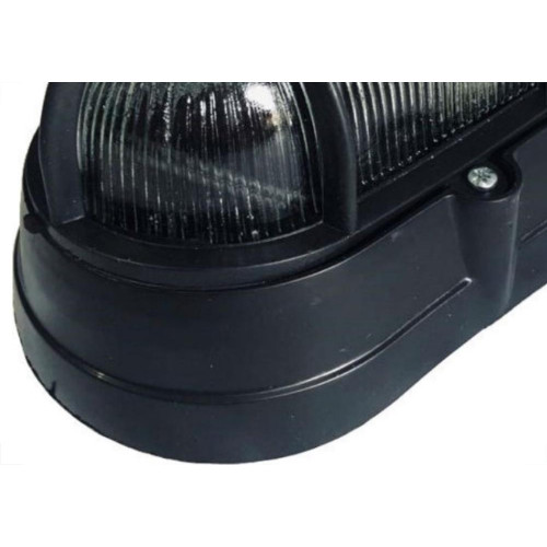 Luminaria Tartaruga Pvc Shintech Preta Com Plastico Tpp2Pq