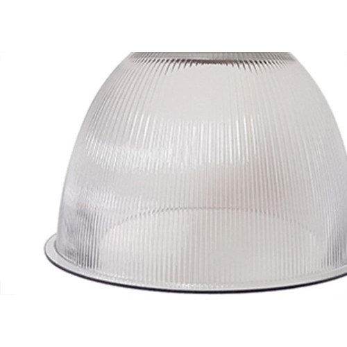 Luminaria Prismatica Bezelux 16'' Com Gancho Branca E27 Bzg16Br2