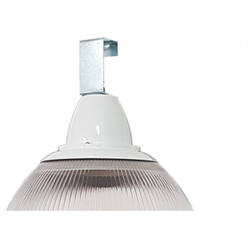 Luminaria Prismatica Bezelux 22'' Com Gancho Branco E27 Bzg22Br2