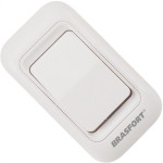 Botao P/Campainha Brasfort S/Fio Pilha Branco 7892