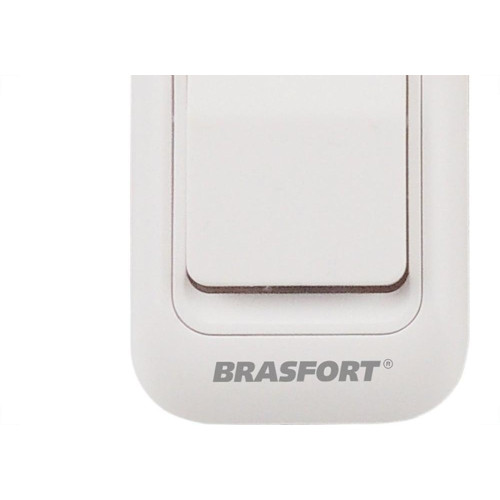 Botao P/Campainha Brasfort S/Fio Pilha Branco 7892