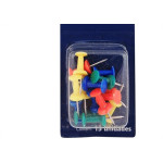 Alfinete Brasfort 10Mm Color Cartela Com 15Pecas 7732