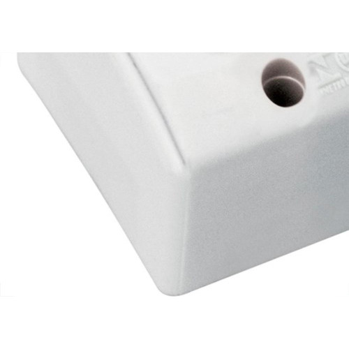 Interruptor Externo Perlex Retangular 1 Paralelo Brnaco 171Brc/10 - Kit C/10 