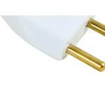 Pino Macho 2 Polos Perlex Macico 20A Branco 1046Brc/10 - Kit C/10 