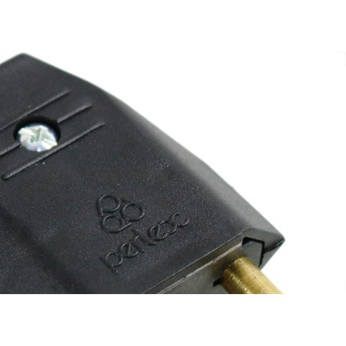 Pino Macho 2 Polos Perlex Macico 20A Preto 1046Prc/10 - Kit C/10 