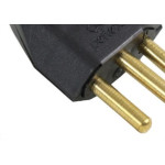 Pino Macho 2 Polos+Terra Perlex 10A Preto 1043Prc/10 - Kit C/10 