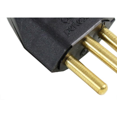 Pino Macho 2 Polos+Terra Perlex 20A Preto 1048Prc/10 - Kit C/10 