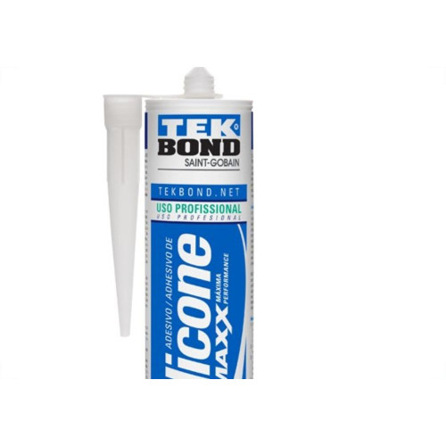 Cola Silicone Tekbond Max 280G Aquario Sem Fungicida 