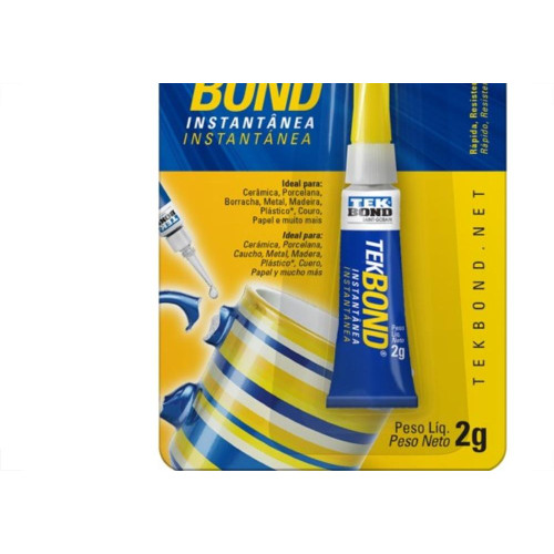 Cola Instantanea Tekbond 2G 0909  - Kit C/12 