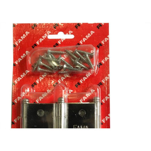 Dobradica Fama 1525 Fcb 3.1/2X3 Com Anel Blister 3Pecas 