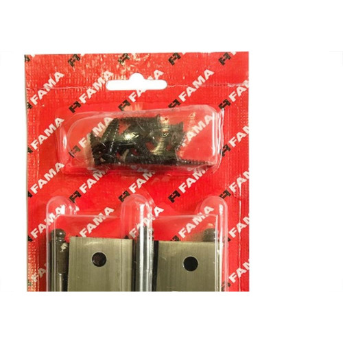 Dobradica Fama 1525 Fox 3.1/2X3 Com Anel Blister 3Pecas 