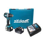 Furadeira Parafusadeira Makita 18V 2Bateria 3.0 Ddf484Rfe