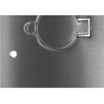 Placa Piso Inox 4X4''Tomada Universal''Com 1 Tampa Unha Pi44Tu