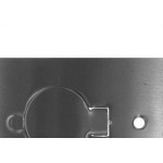 Placa Piso Aluminio 4X2''Tomada Universal''Com 1 Tampa Unha Pa42Tu