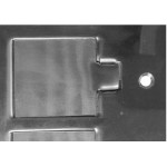 Placa Piso Aluminio 4X2 Unha 1 Telebras Pa42Tb