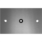 Placa Piso Aluminio 4X2 Com Furo Pa42F
