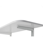 Mesa Dobravel Multivisao Com Suporte 90X40 Branca Mds-9040-Br