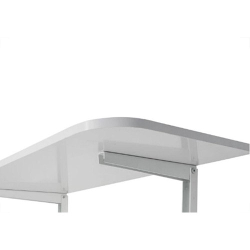 Mesa Dobravel Multivisao Com Suporte 90X40 Branca Mds-9040-Br