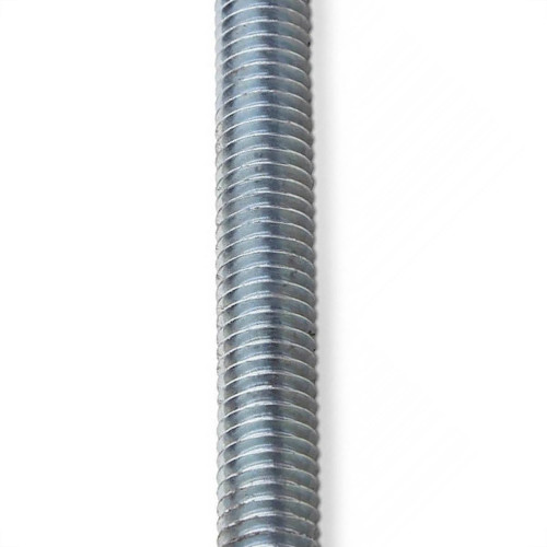 Barra Roscada Zincada  3/16''X1Metro Nc/24 1026 - Kit C/10 