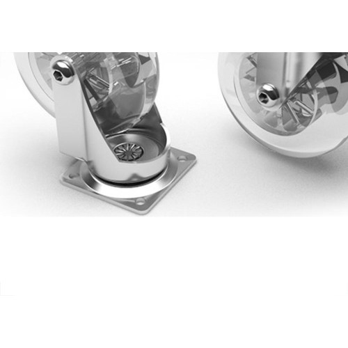 Rodizio Jomarca Silicone Base Giratoria Sem Trava 75 2181