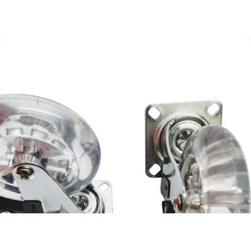 Rodizio Jomarca Silicone Base Giratoria Com Trava 100 2184