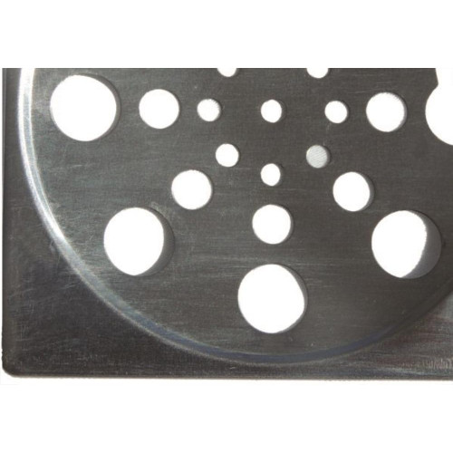 Grelha Inox Overtime Quadrada 10Cm Fixa 200007