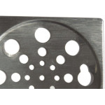 Grelha Inox Overtime Quadrada 10Cm Fixa 200007