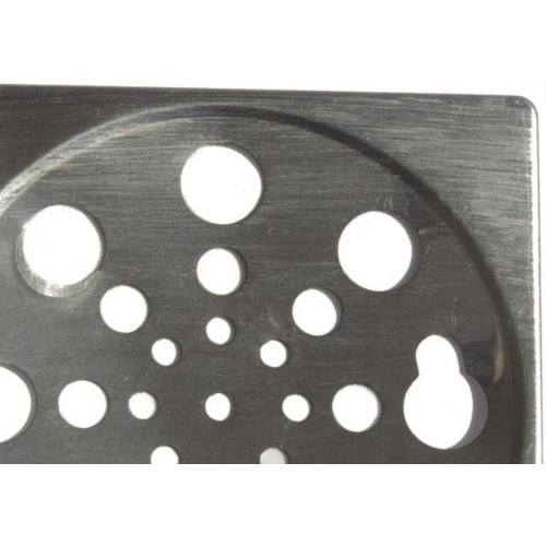 Grelha Inox Overtime Quadrada 10Cm Fixa 200007