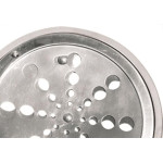 Grelha Inox Overtime Caixilho Redondo 10Cm Fechamento 200009